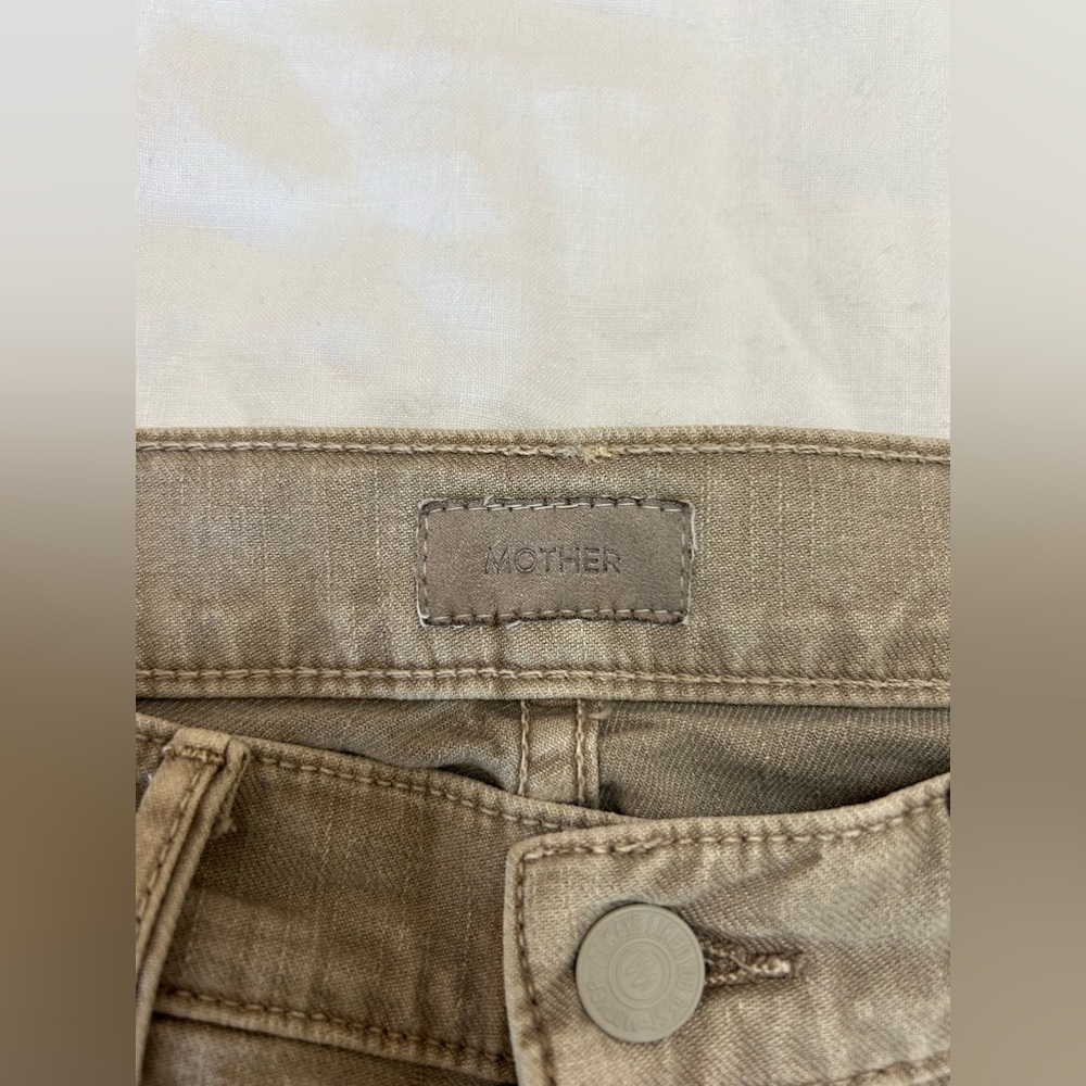Mother Insider Ankle Fray in Chalk it Up size 25 - Picture 10 of 16